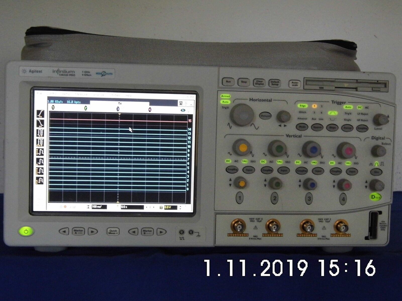 Agilent/HP 54832D MSO 1GHz,4GS/s,4CH + 16CH w/opt 080 & accessories Agilent/HP 54832D MSO 1GHz,4GS/s,4CH + 16CH w/opt 080 & accessories